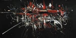 Une peinture de George Mathieu