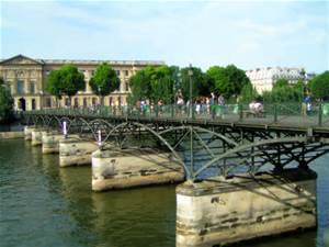 Le Pont des Arts avant...