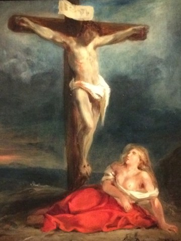Delacroix Christ et madeleine