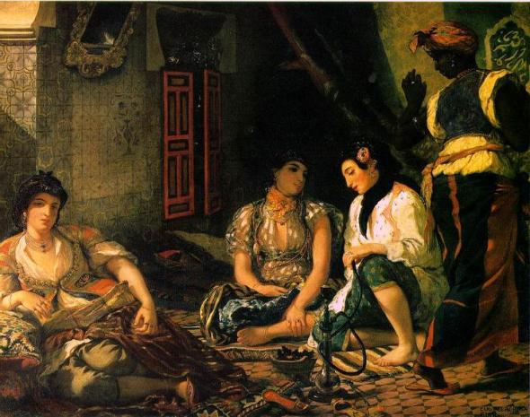 Delacroix femme Alger 1834